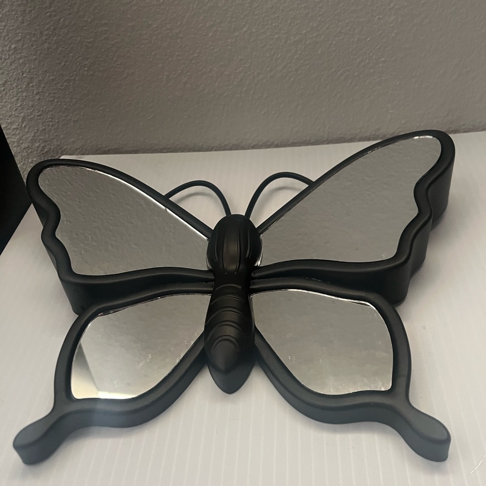 Black and Silver Butterfly Wall Decor